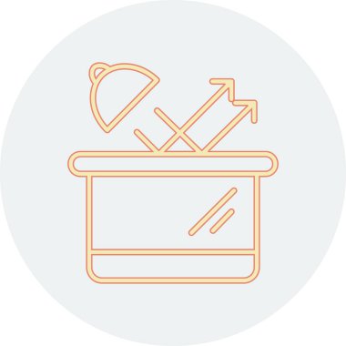 Mutfak simgesinin vektör çizimi