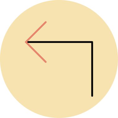 ok yönü simgesi doldurulmuş - taslak biçimi