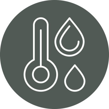 termometre simgesi vektör illüstrasyonu