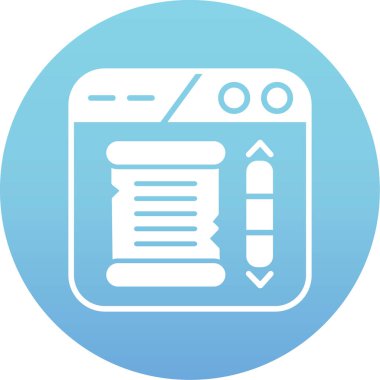 belge simgesi vektör illüstrasyonu