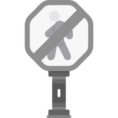 yol işareti vektör simgesi