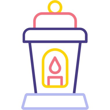 kahve fincanı ikonu vektör illüstrasyonu