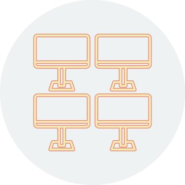 İş ve finans simgesinin vektör illüstrasyonu