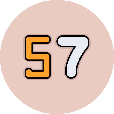 simge vektör illüstrasyonu beyaz arkaplanda izole edildi