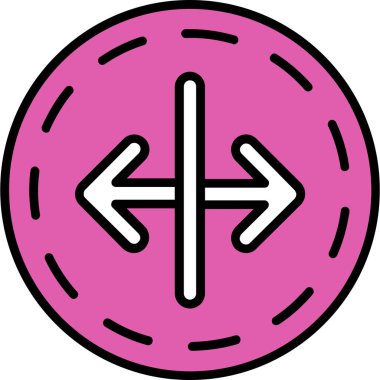 donut. Web simgesi basit illüstrasyon