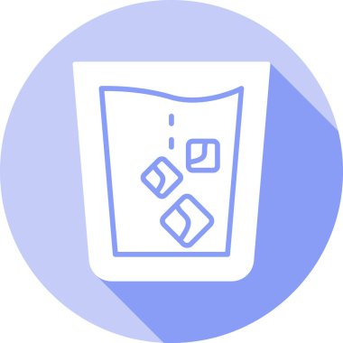 Cam simge, vektör illüstrasyonu