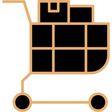 Teslimat. Web simgesi basit tasarım