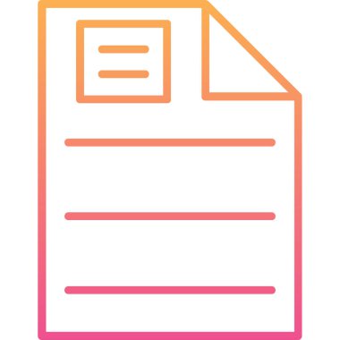 Dosya. Web simgesi basit illüstrasyon