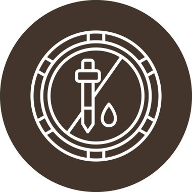 Dövme simgesinin vektör çizimi