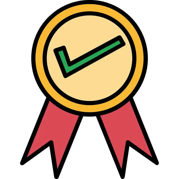 Madalya. Web simgesi basit illüstrasyon