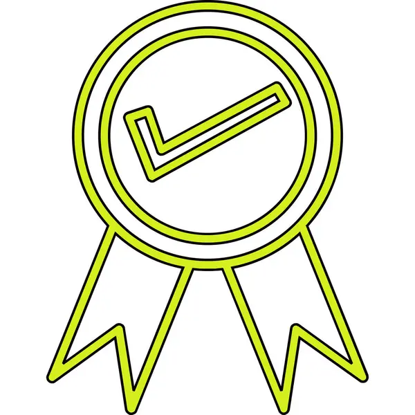 Ödül madalyası. Web simgesi basit illüstrasyon