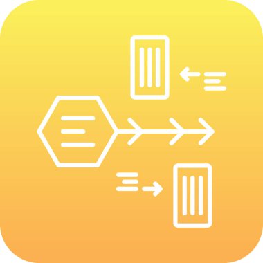 Kişisel ve ticari kullanım için kod vektör simgesi simgesi vektör çizimi..