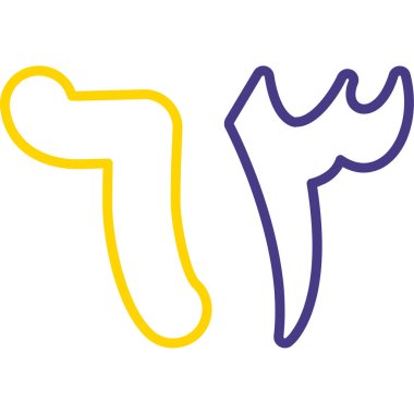 inek ve boynuz çizgi simgesi.