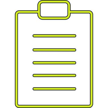 Pano simgesinin vektör illüstrasyonu