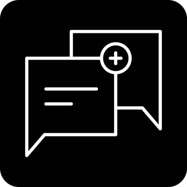 ileti simgesi, vektör illüstrasyonu