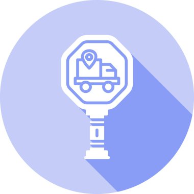 konum. Web simgesi basit illüstrasyon