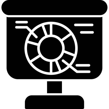 şebeke. Web simgesi basit illüstrasyon