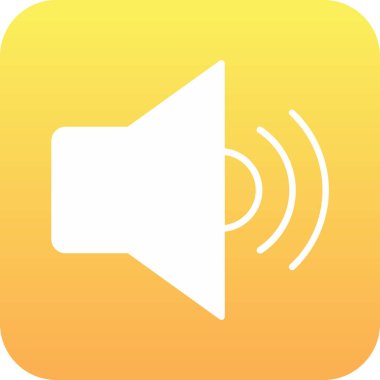 Konuşmacı simgesi. vektör illüstrasyonu