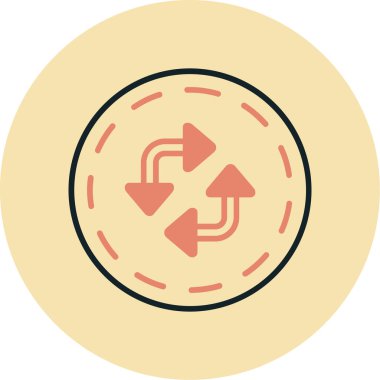 Simge vektör illüstrasyonunu tazele