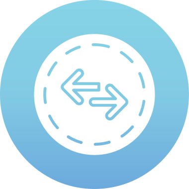 Ok. Web simgesi basit illüstrasyon