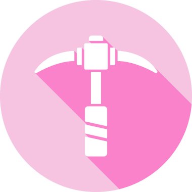 inşaat çekici ikonu vektör illüstrasyonu