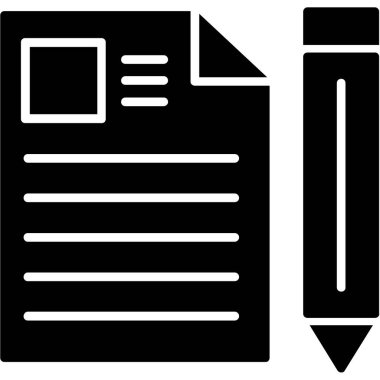 belge simgesi vektör illüstrasyonu