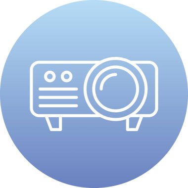 Kamera. Web simgesi basit illüstrasyon