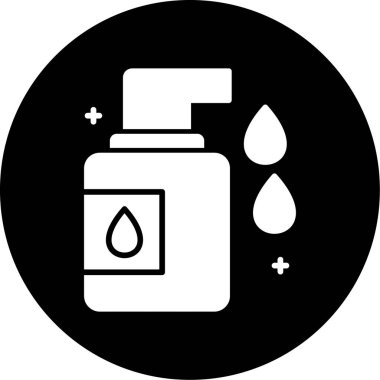 İlaç. Web simgesi basit illüstrasyon