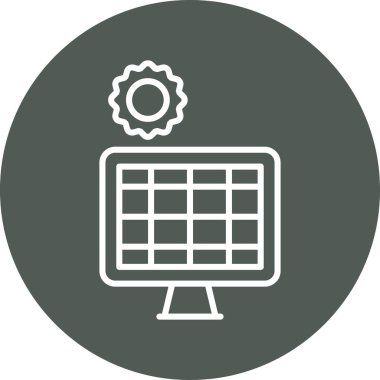 seo modern simgesinin vektör illüstrasyonu