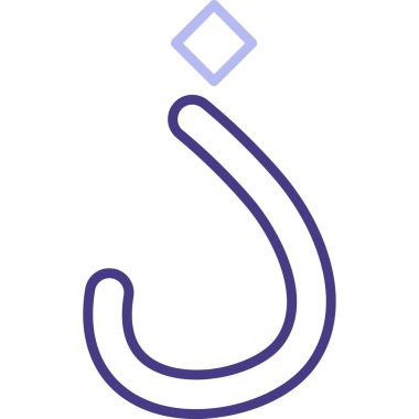 Çizgi film simgesinin vektör çizimi