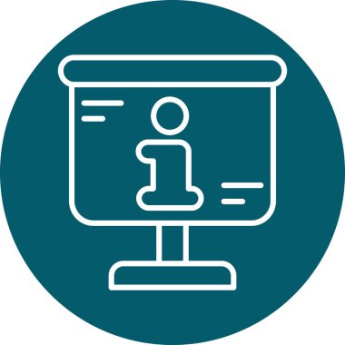 vektör izleyici simgesi illüstrasyonu