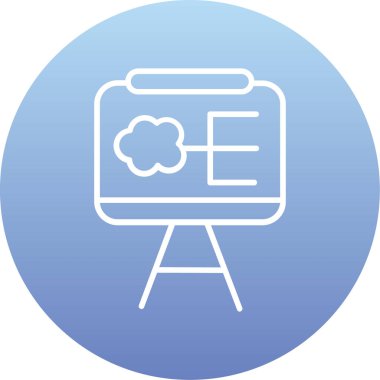 Bulut hesaplama vektör simgesi modern basit vektör illüstrasyonu