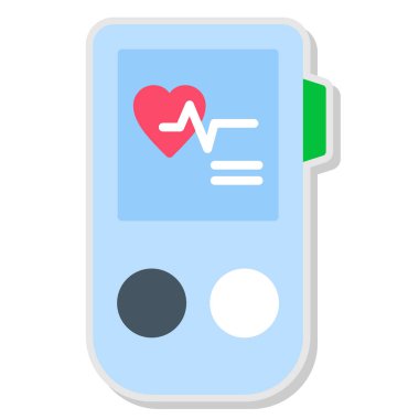 Kan bağışı simgesi, basit vektör çizim