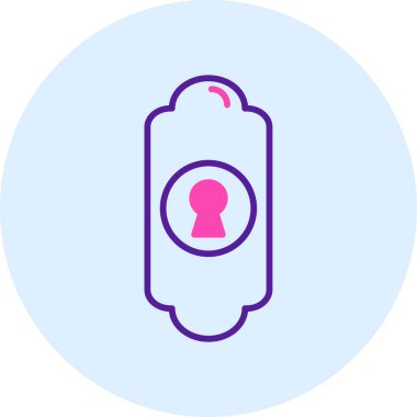 Modern kamera simgesinin vektör illüstrasyonu