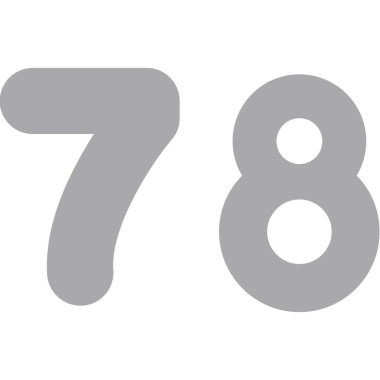 77. yıl dönümü vektör tasarımı