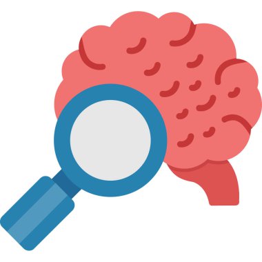 beyin vektör simgesi