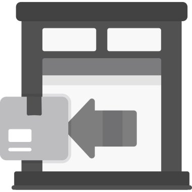 yazıcı web simgesi basit illüstrasyon