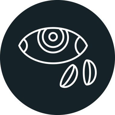 Siyah bir simgenin vektör illüstrasyonu