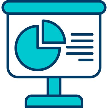 Analiz. Web simgesi basit illüstrasyon