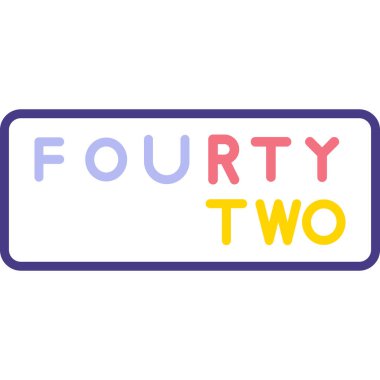 35 yıl. Vektör simgesi. resimleme tasarımı.