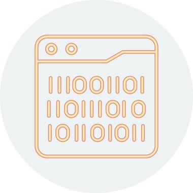 mikroçip simgesi. Web için mikroçip vektör simgelerinin özet çizimi