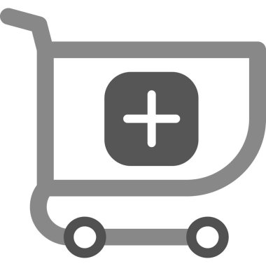 dağıtım arabası simgesi taslak biçiminde