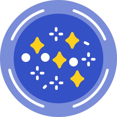 havai fişek web renk simgesi, vektör illüstrasyonu