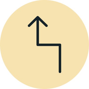 ok simgesi vektör illüstrasyonu