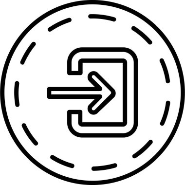 Tek bir simgenin vektör illüstrasyonu