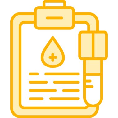 kan torbası simgesi modern vektör illüstrasyonu