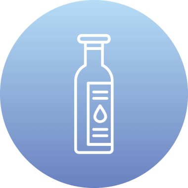 Şişe simgesinin vektör illüstrasyonu