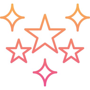 Yıldız simgesi vektör illüstrasyonu