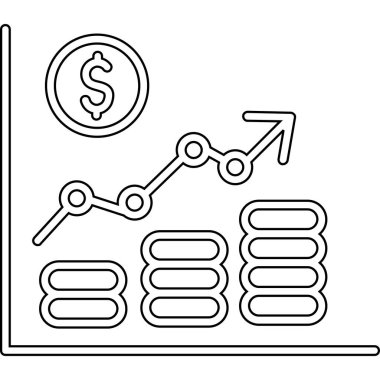 Finansal grafik ve madeni paralar