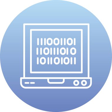 Bilgisayar. Web simgesi basit illüstrasyon